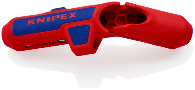 KNIPEX 16 95 01 SB ErgoStrip® Uniwersalne narzędzie do ściągania izolacji 135 mm (Produkt w opakowaniu z zawieszką/w opakowaniu blister)