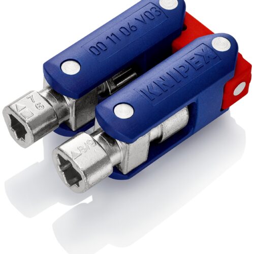 KNIPEX 00 11 06 V03 Klucz do szaf sterowniczych „DoubleJoint” 62 mm (Produkt w opakowaniu z zawieszką/w opakowaniu blister)